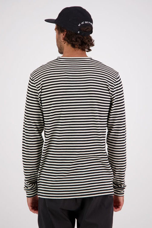 MONS ROYALE Mens Icon Ls Mr Stripe