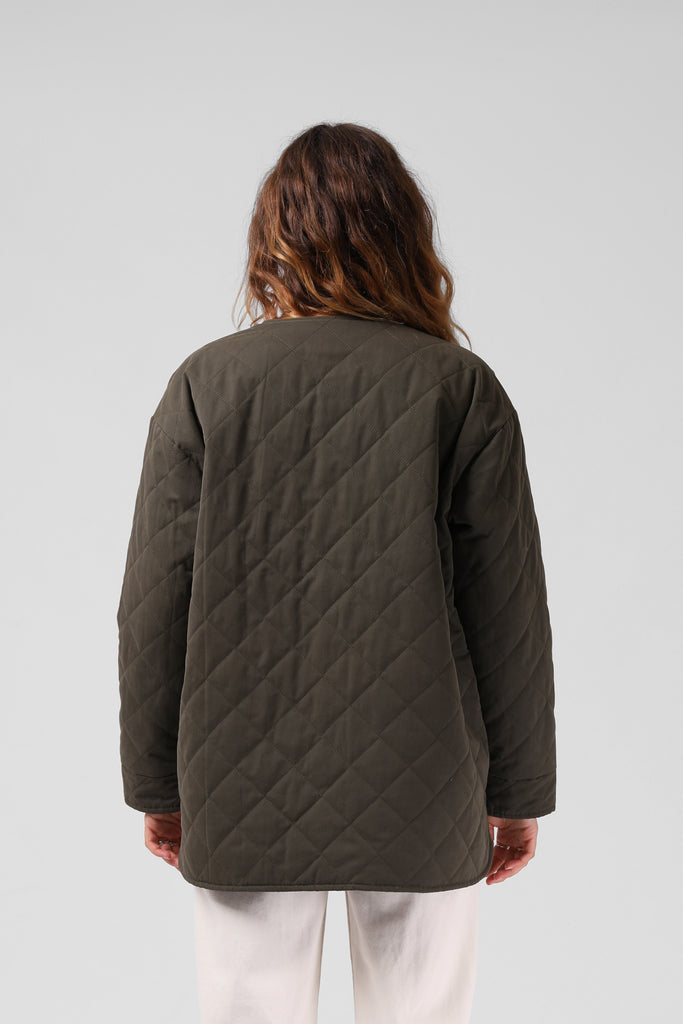 RPM Quilted Jacket Forest