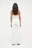 Neuw Eva Wide Jean Chalk back view with signature denim detailing
