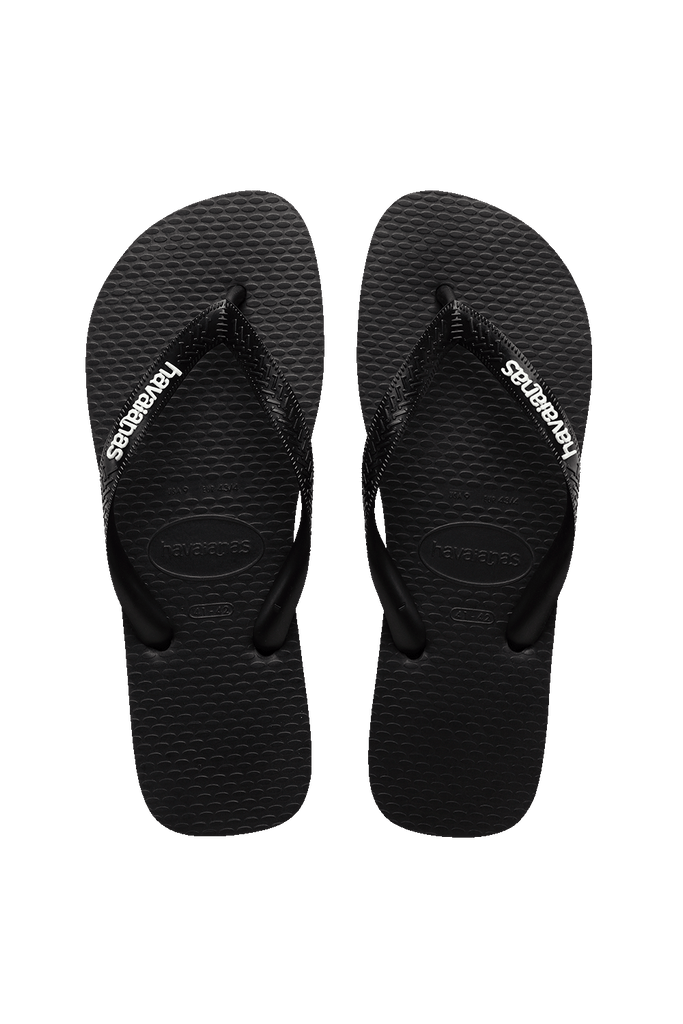 HAVAIANAS Logo Filete Black White Black