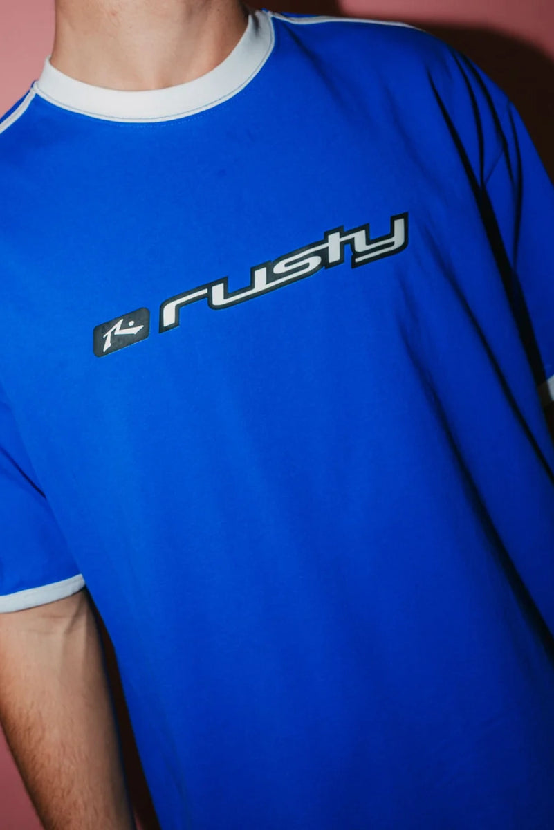 RUSTY Bright Ringer Tee Royal Blue – Corner Store Wanaka