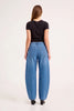 Rolla’s Arc Barrel Jean Soho Vintage back view with signature square pockets