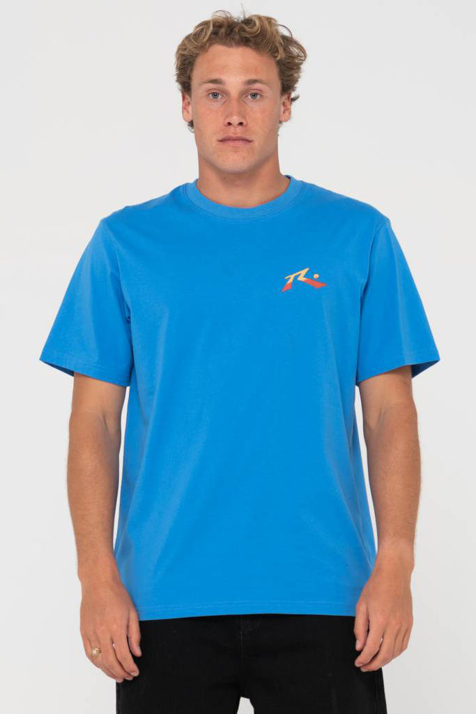 RUSTY Animal Tee Vallarta Blue