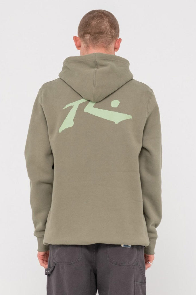RUSTY Competition Hooded Fleece Savana 1 Celadon
