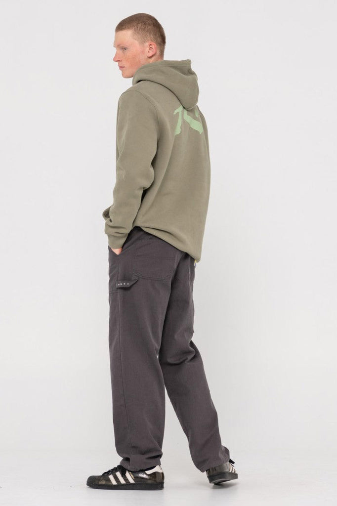 RUSTY Competition Hooded Fleece Savana 1 Celadon