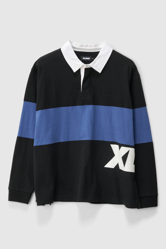 XLARGE Italic Rugby Black – Corner Store Wanaka