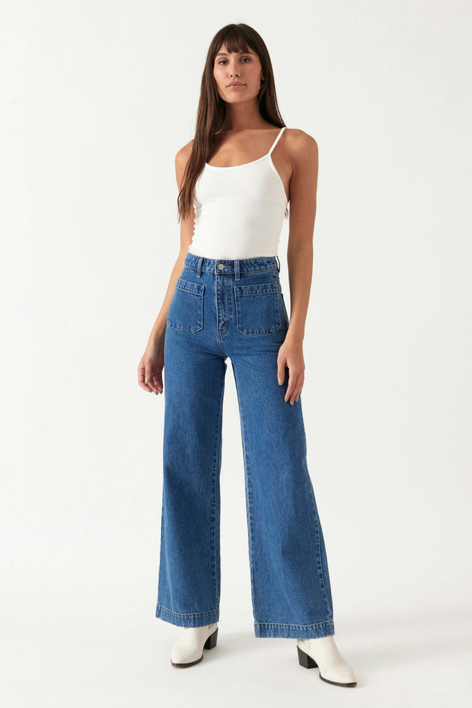 ROLLAS Sailor Jean Long Ashley Blue