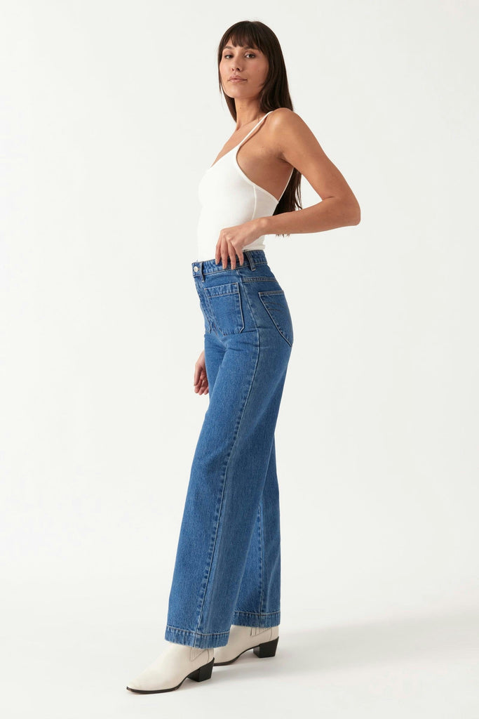 ROLLAS Sailor Jean Long Ashley Blue