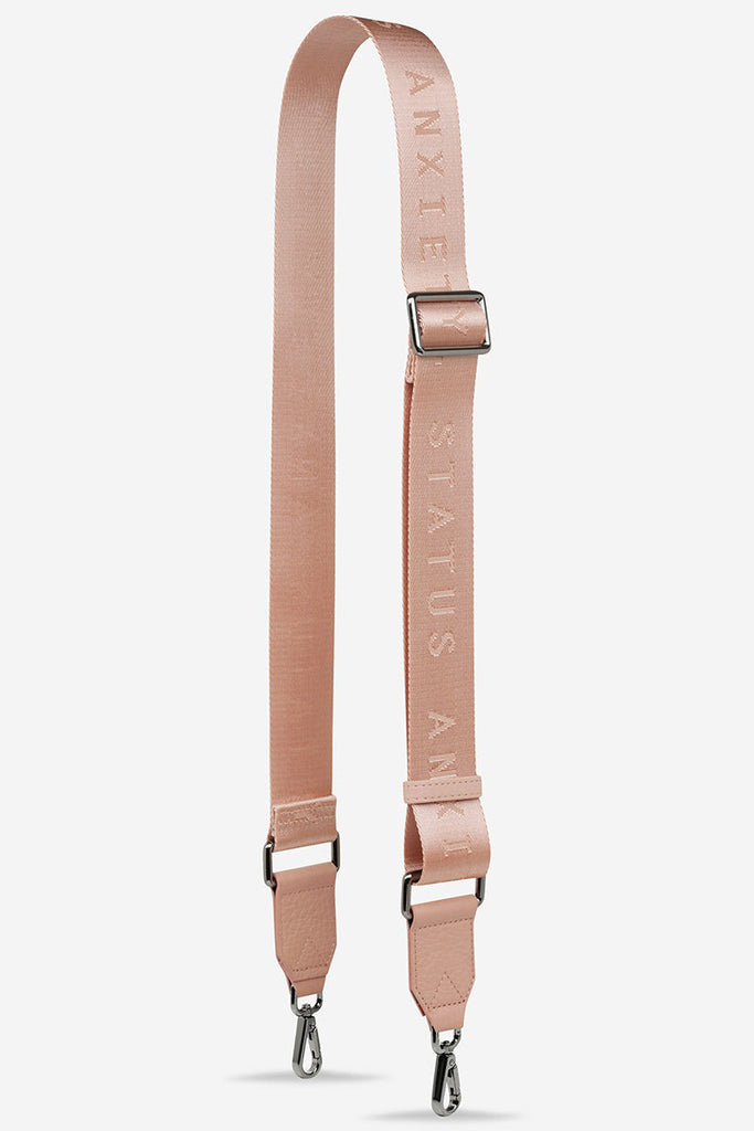 STATUS ANXIETY Medium Web Strap Dusty Pink