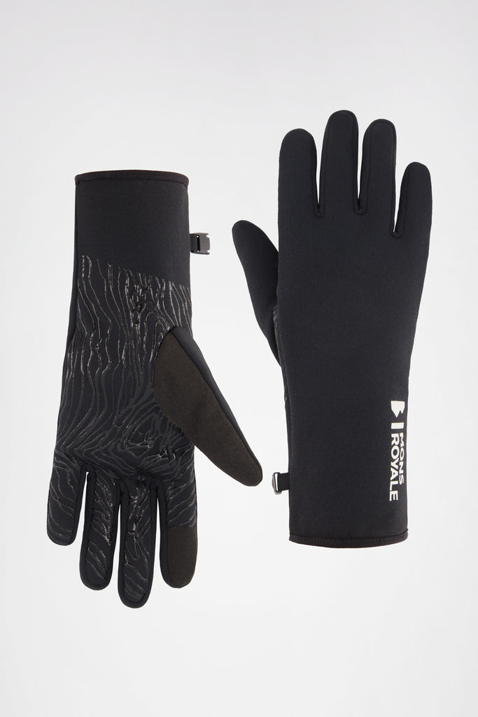 MONS ROYALE Unisex Amp Wool Fleece Glove Black
