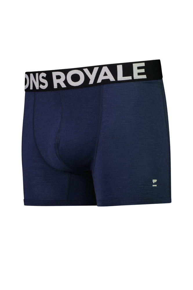 MONS ROYALE Mens Hold 'Em Shorty Boxer Midnight