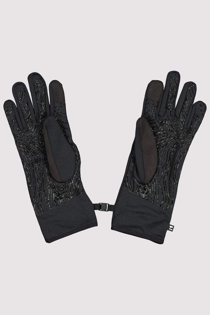 MONS ROYALE Unisex Amp Wool Fleece Glove Black Inner