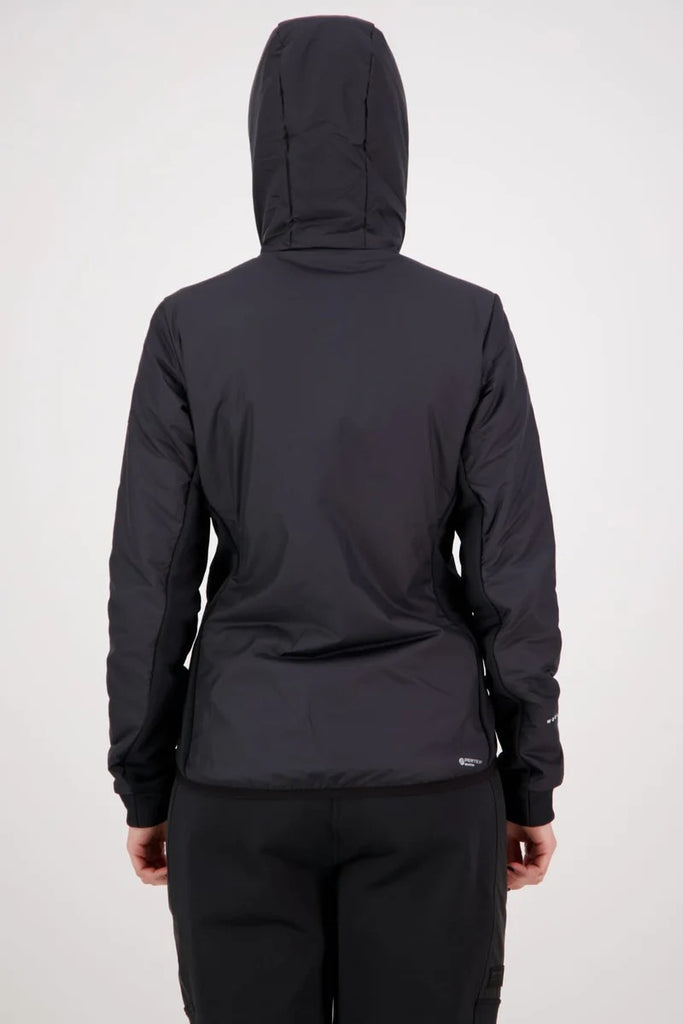 MONS ROYALE Womens Arete Wool Insulation Hood Black