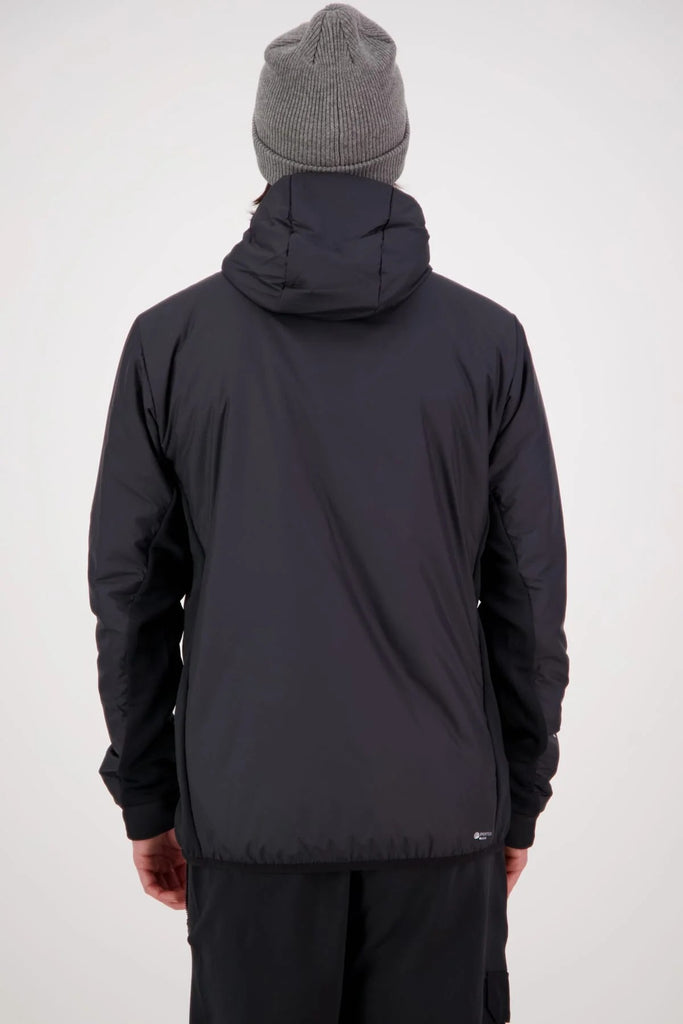 MONS ROYALE Mens Arete Wool Insulation Hood Black Back