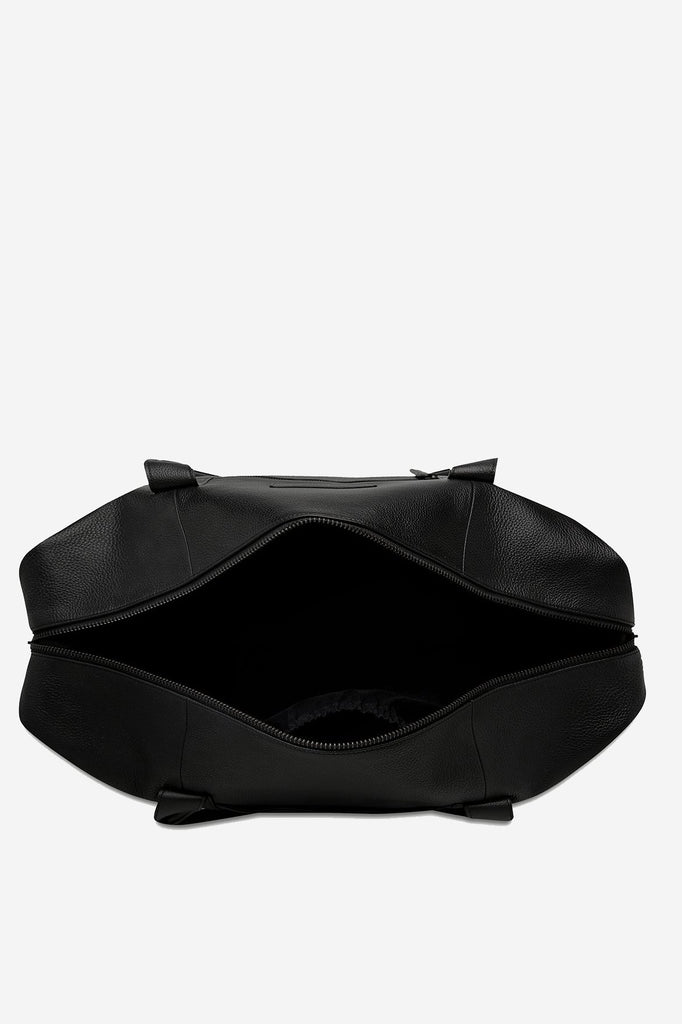 STATUS ANXIETY Everything I Wanted Bag Black Leather Open